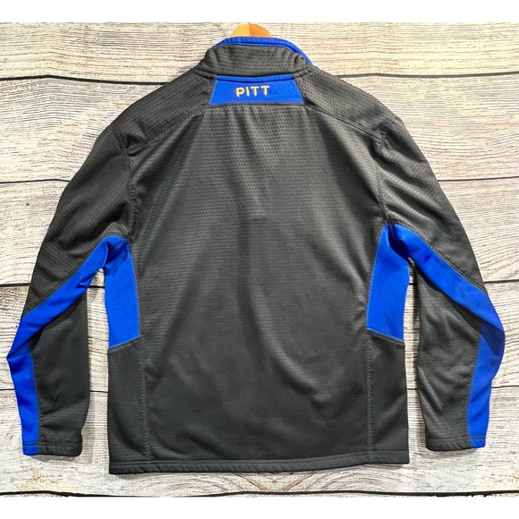 University of Pittsburgh Panthers Mens Quarter Zip Size Medium - Picture 2 of 5
